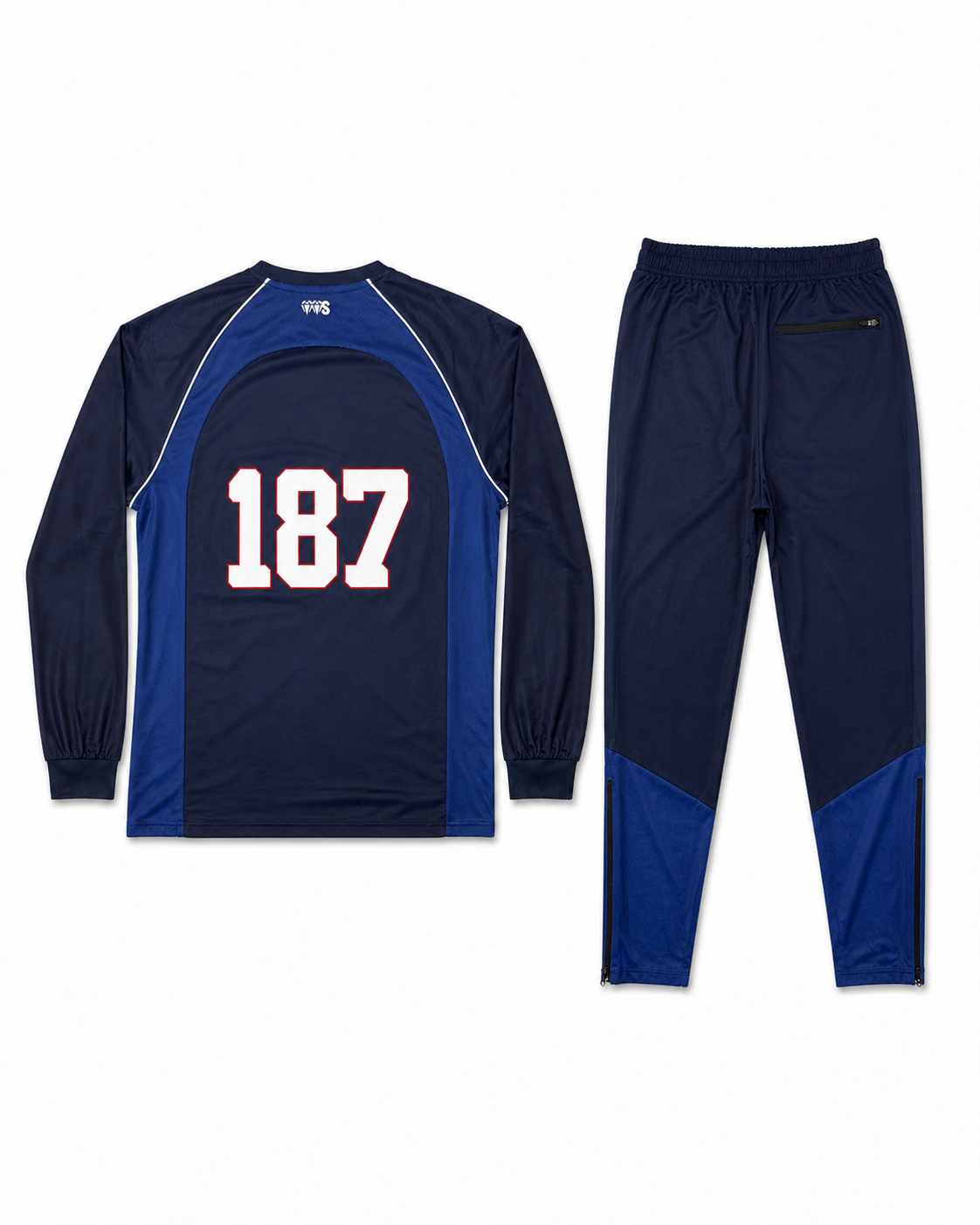 Ensemble VVS 187 Serpent — Navy & Royal Blue
