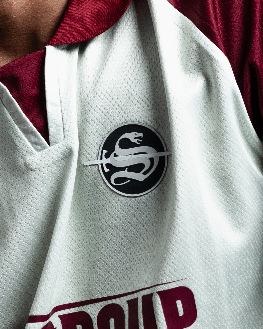 Maillot “VVS” – Blanc & Rouge (manches courtes)