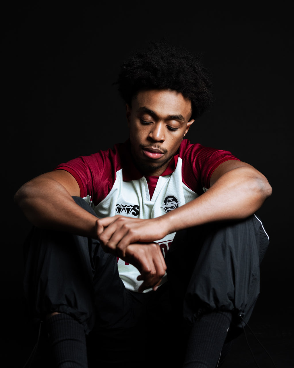 Maillot “VVS” – Blanc & Rouge (manches courtes)