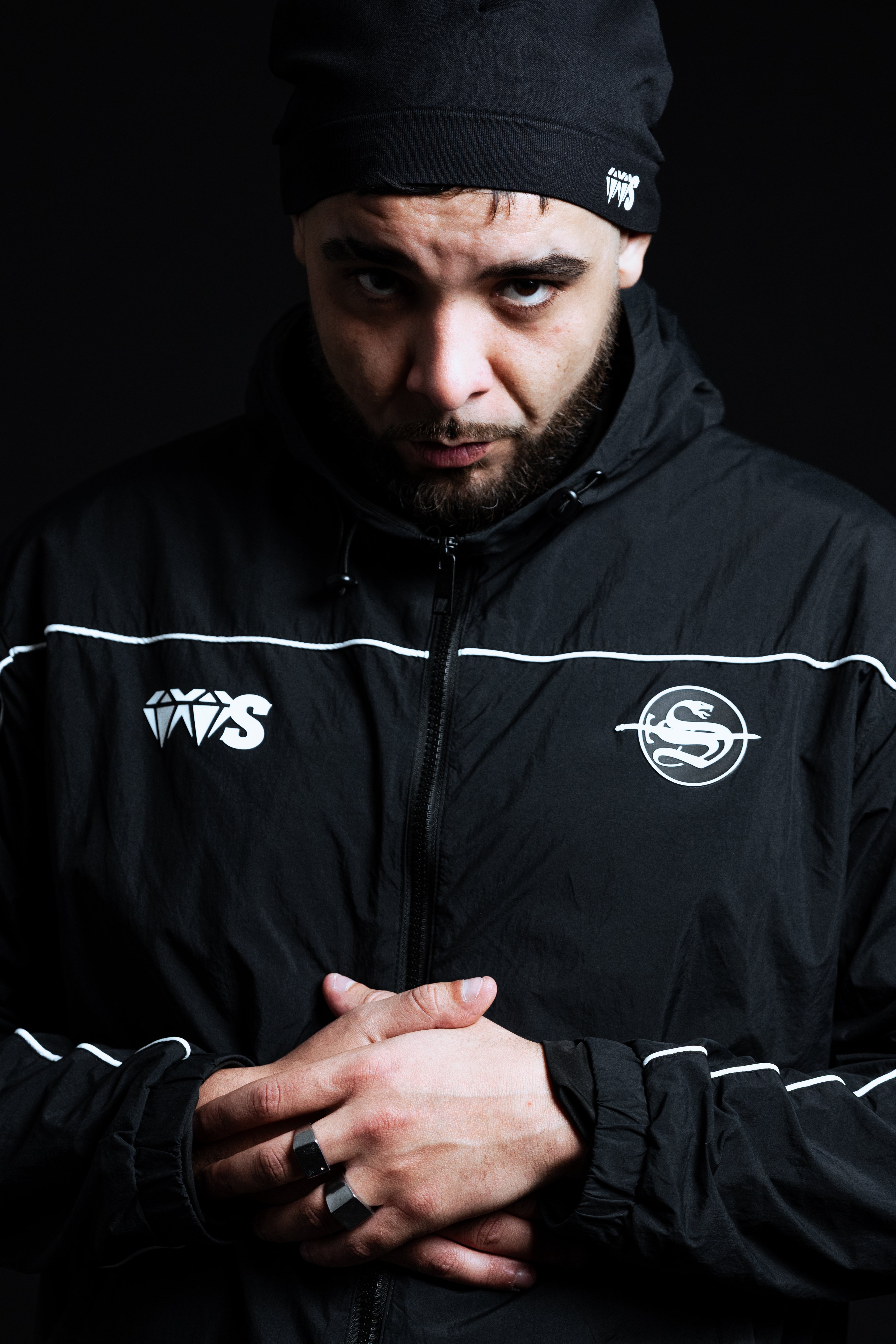 Bonnet “VVS” – Noir (tissu technique)