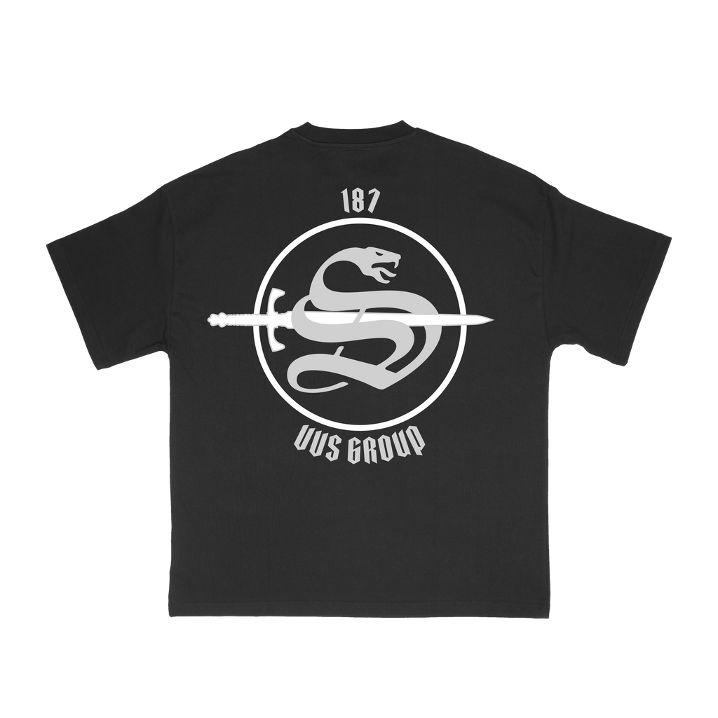 T-shirt “VVS” Noir – Logo Gris
