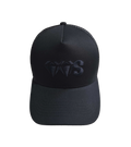 Casquette Trucker “VVS” – Noir (broderie ton sur ton)