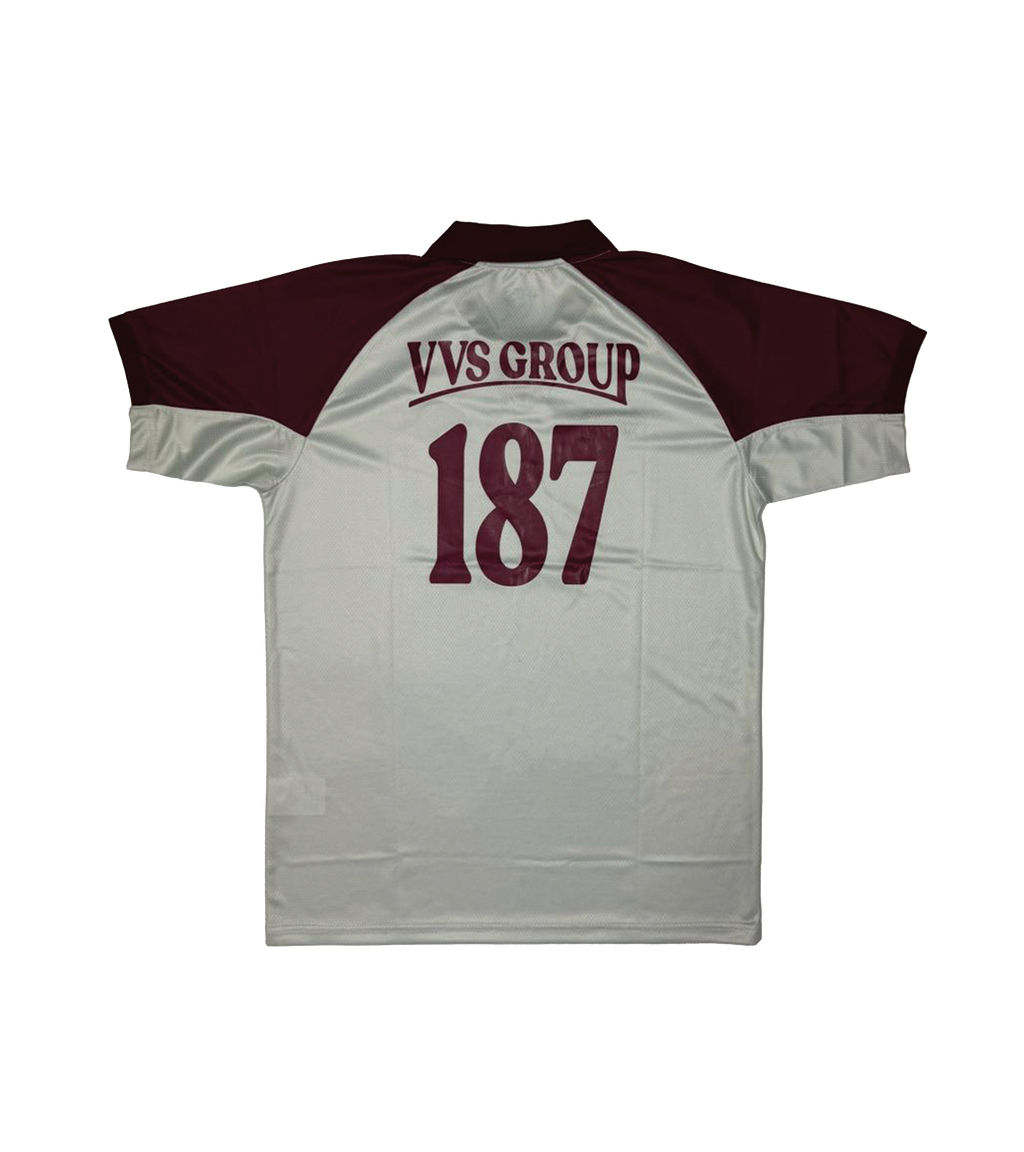 Maillot “VVS” – Blanc & Rouge (manches courtes)