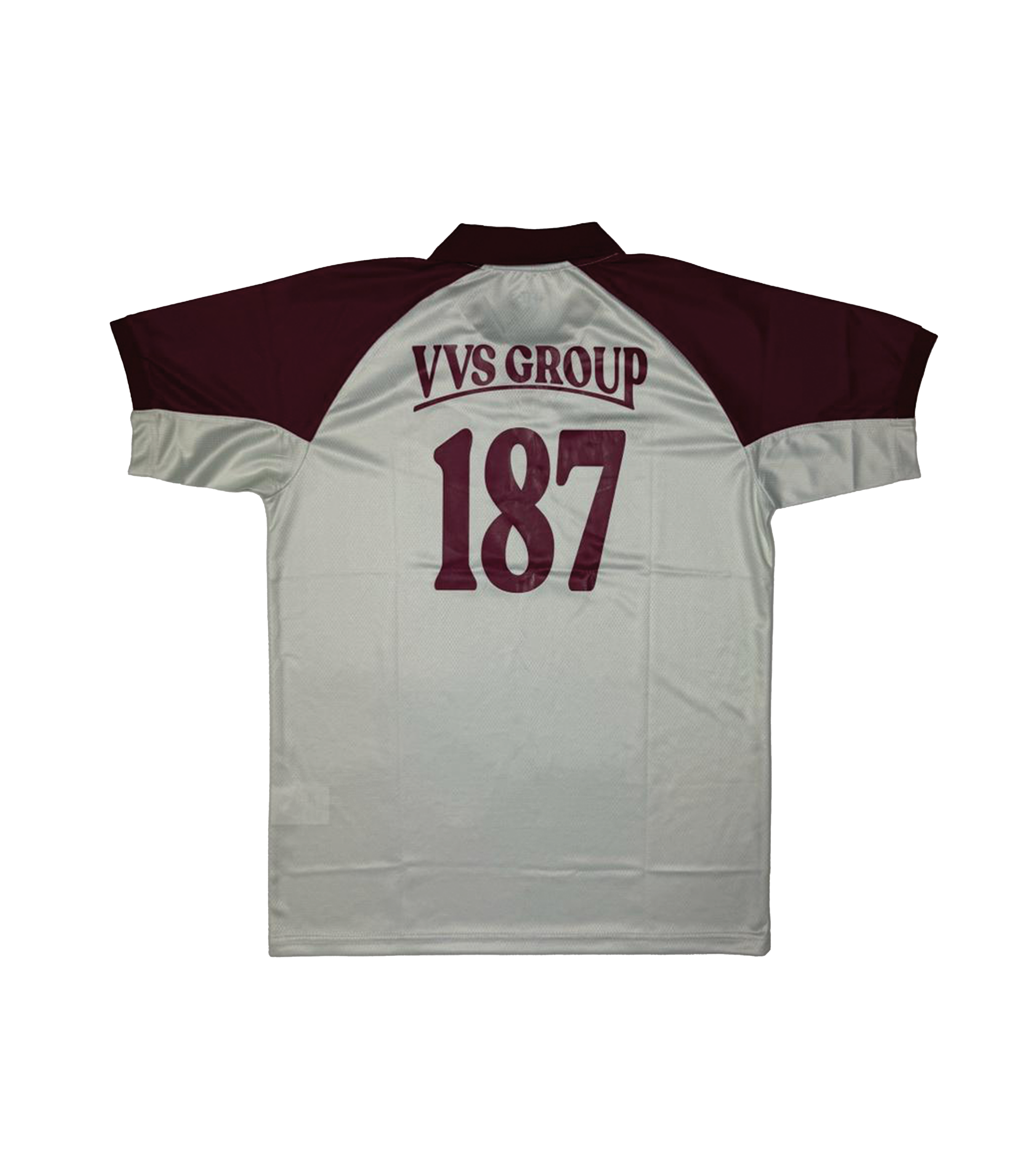 Maillot “VVS” – Blanc & Rouge (manches courtes)