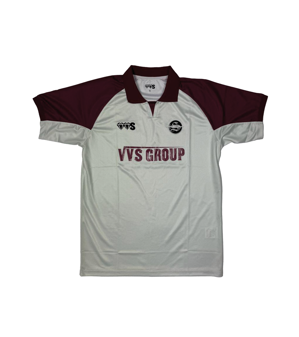 Maillot “VVS” – Blanc & Rouge (manches courtes)