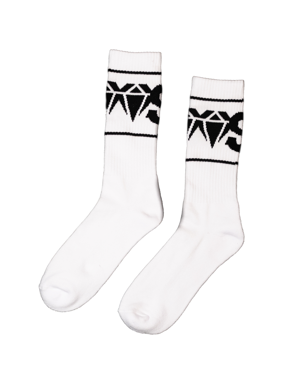 Pack 2 Paires Chaussettes “VVS” – Noir/Blanc (Taille unique 39-44)